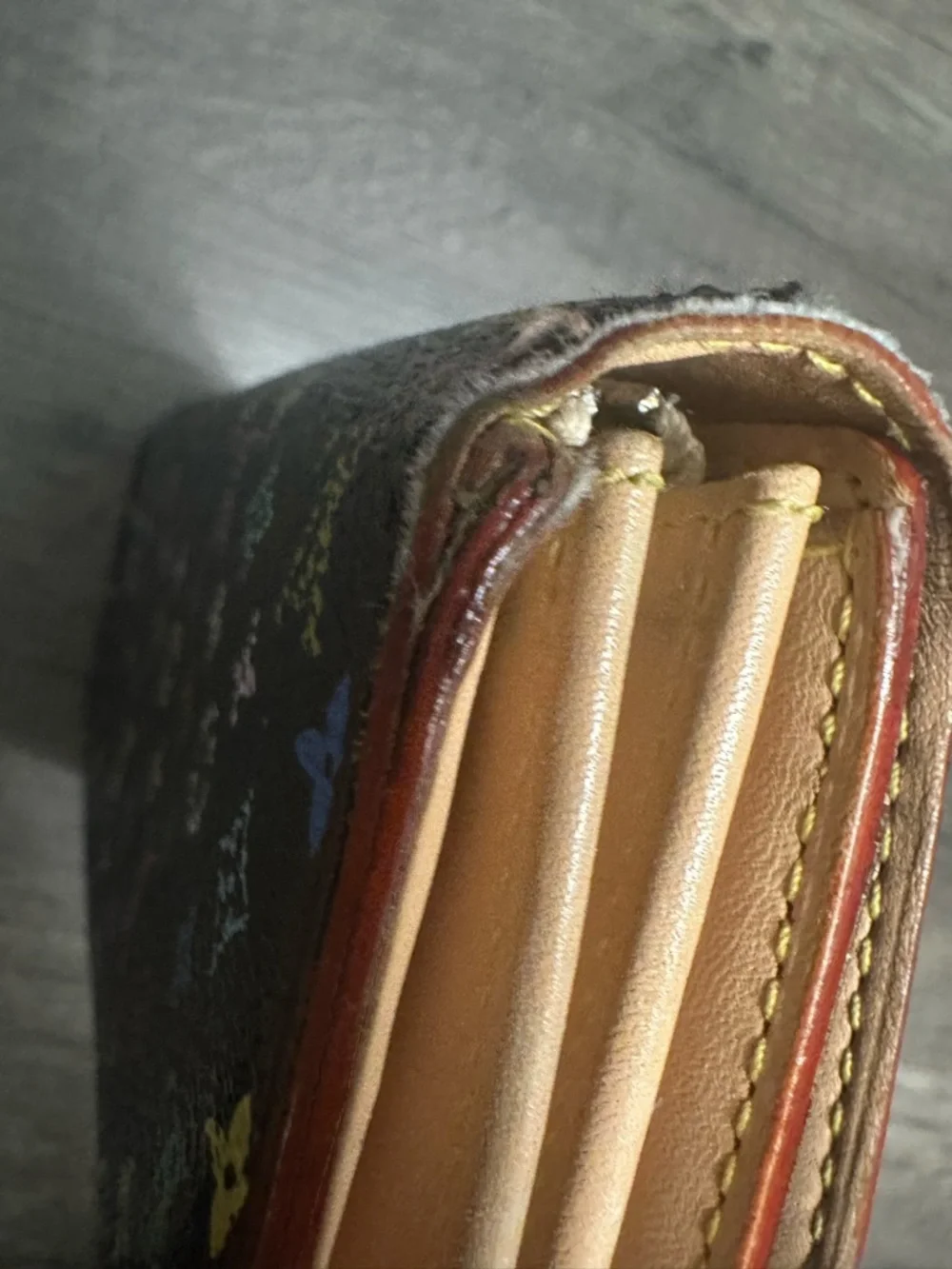Louis Vuitton Black Murakami Monogram Long Wallet